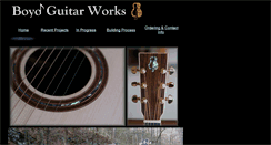 Desktop Screenshot of boydguitarworks.com